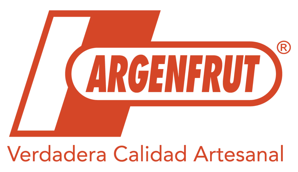 Logo de Argenfrut, marca de insumos con verdadera calidad artesanal para heladería y repostería, distribuida por Shopping del Heladero.