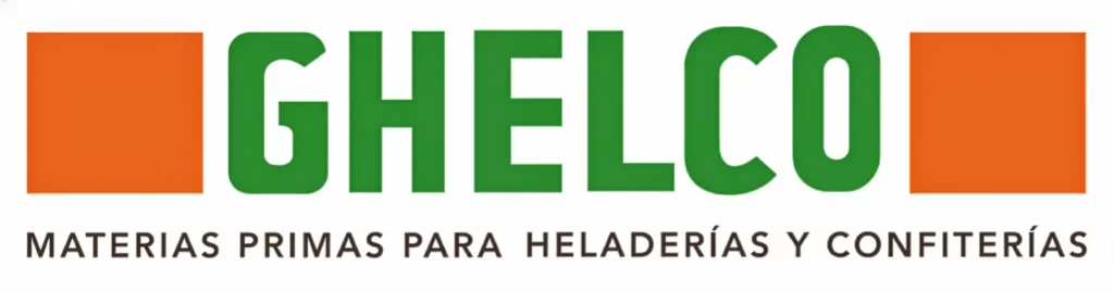 Logo de Ghelco, empresa líder en materias primas para heladería y confitería con certificación ISO 9001, distribuida por Shopping del Heladero.