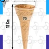 cono n°70 marca erevan de pasta comestible, medidas 12 cm x 5.1 cm, en Lanús, Zona Sur, Buenos Aires