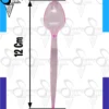 cucharas plásticas modelo sundae premium de 12 cm, colores translúcidos, Avellaneda, Zona Sur, Buenos Aires, Argentina