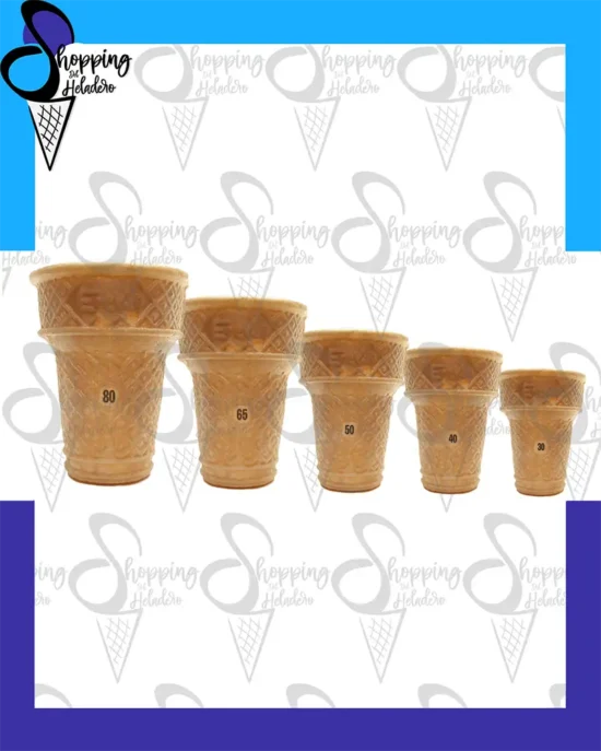 vasos de todas las medidas erevan en diferentes tamaños de pasta comestible, Avellaneda, Zona Sur, Buenos Aires, Argentina