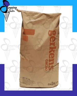 cacao en polvo alcalino Gerkens Cargill Brasil, bolsa de papel Kraft de 25 kg, Shopping del Heladero, Lanús Este, Zona Sur, Buenos Aires, Argentina