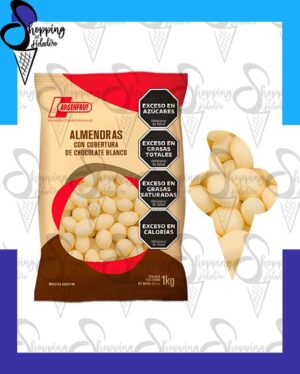 ALMENDRAS BAÑADAS CON CHOCOLATE BLANCO