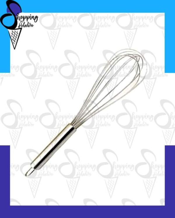 Batidor de alambre 45cm de acero inoxidable Cristal Rock para cocina, de Shopping del Heladero en Zona Sur, Buenos Aires.