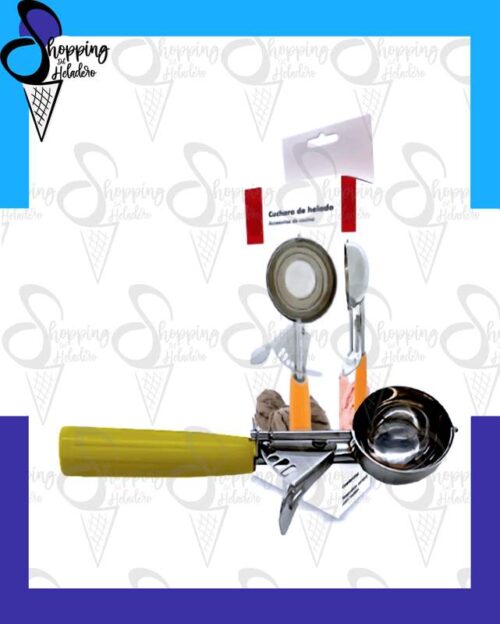 Cuchara bochera de acero inoxidable Cristal Rock para servir helado, de Shopping del Heladero en Zona Sur, Buenos Aires.