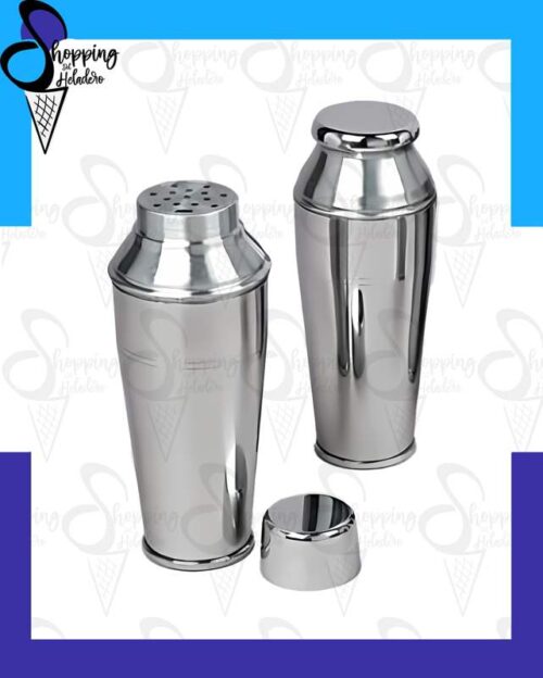 Coctelera de acero inoxidable de 750 ml para preparación de tragos, de Shopping del Heladero en Zona Sur, Buenos Aires.