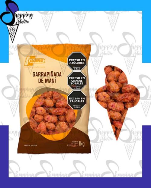 Garrapiñada de mani Argenfrut de 1kg para heladerías y confiterías en Zona Sur, Buenos Aires.