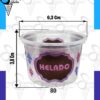 Tacita helado 80cc de plástico para heladerías, un insumo de Shopping del Heladero en Zona Sur, Buenos Aires.
