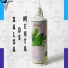 Salsa de menta Ghelco Siroppi para decoración de helados, postres y coctelería en Shopping del Heladero, Zona Sur.