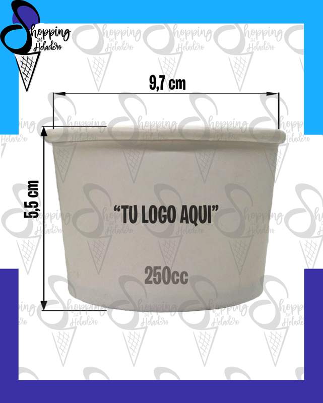 TACITA POLIPAPEL 250cc