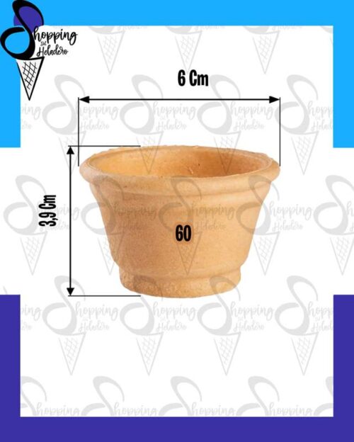 Tacita de pasta comestible número 60 marca Erevan por 420 unidades, de Shopping del Heladero en Zona Sur, Buenos Aires.