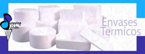 Termicos Banner Termico Postre Rectangular Isopor Estisol