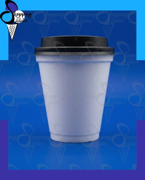 Vaso térmico 180cc de telgopor para café y agua en heladerías y cafeterías, en Shopping del Heladero, Zona Sur.