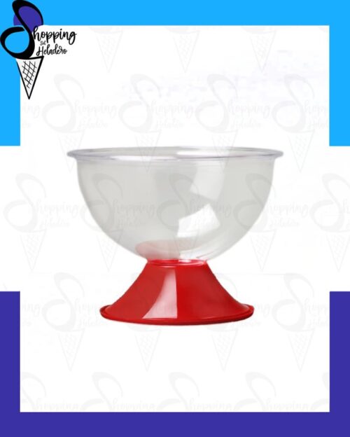 Copa atlantica calis de 280cc transparente para helado en Shopping del Heladero, Zona Sur, Buenos Aires.