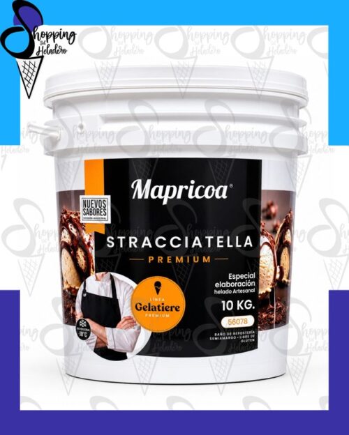 baño stracciatella premium nuevos sabores balde por 10kg en shopping del heladero de zona sur buenos aires.