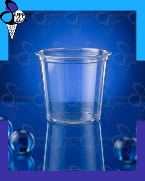 Vaso mini toledo Plastivas de 270cc para postres y heladerías en Zona Sur, Buenos Aires.